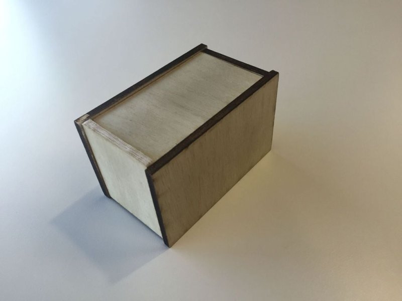 Laser Cut Bruce Viney’s Matchbox Puzzle Box