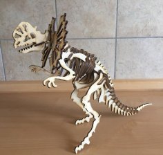 Laser Cut Ceratopsia Dinosaur