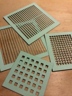 Laser Cut Parametric Grid and Slat Generator