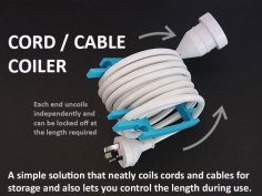 Cord / Cable Coiler 3D Printer Model