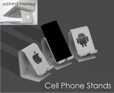 MStand Inspired Phone Stand 3D Printer Model