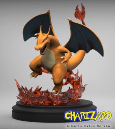 Charizard Figure 3D Printer Model