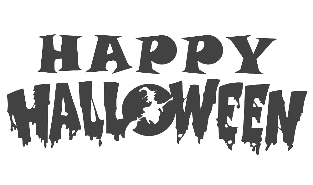 Happy Halloweer DXF File