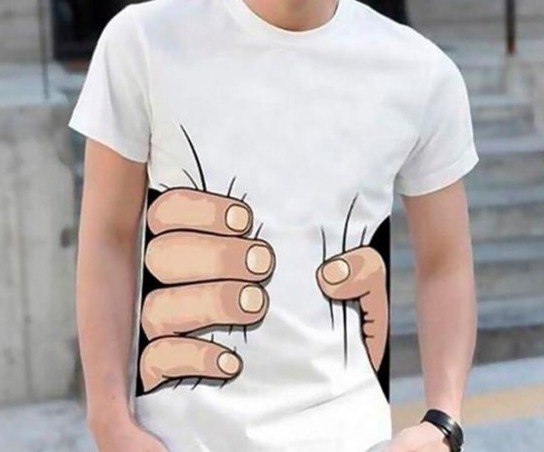 Вектор дизайна футболки Big Hand Squeeze