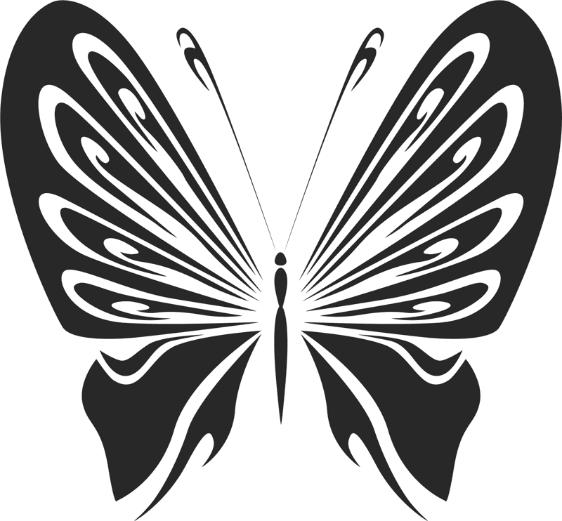 Бабочка векторного искусства