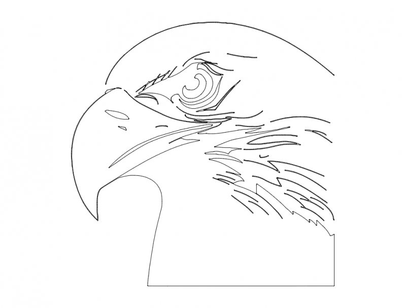 Голова орла (1) файл dxf