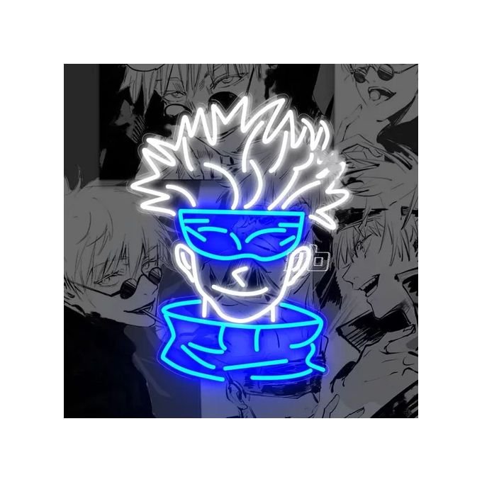 Laser Cut Anime Jujutsu Kaisen Gojo Satoru Neon Sign
