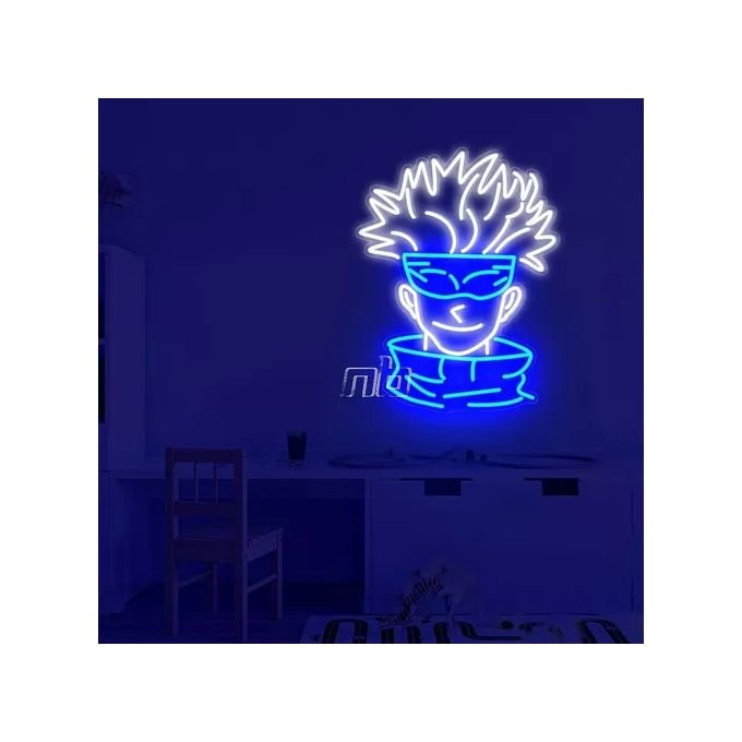 Laser Cut Anime Jujutsu Kaisen Gojo Satoru Neon Sign