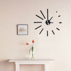 Laser Cut Modern Fashion Creative Wall Clock