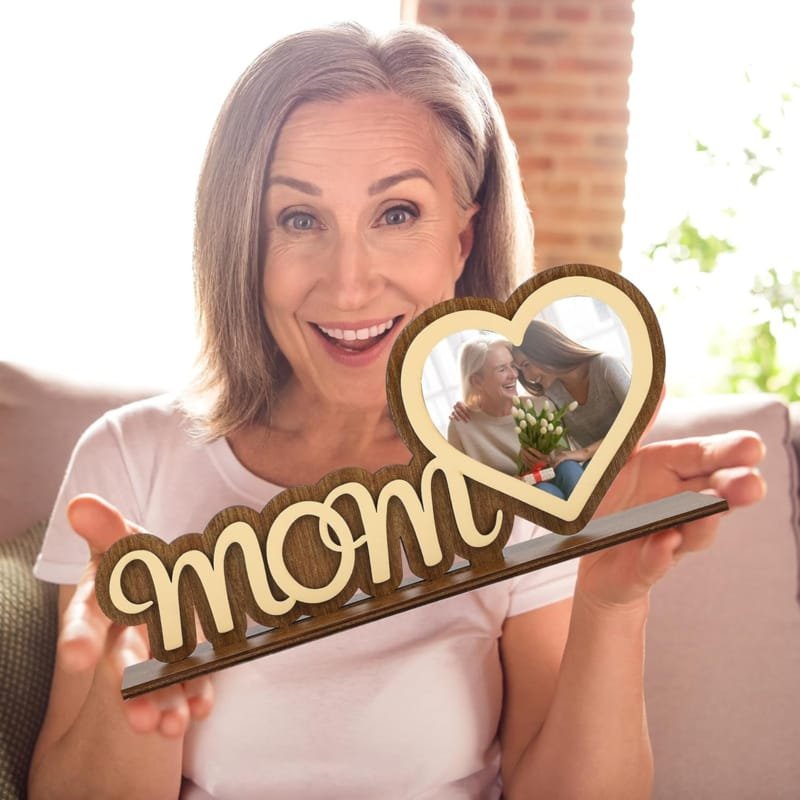 Laser Cut Mothers Day Picture Frame Wooden – Gifts For Mom