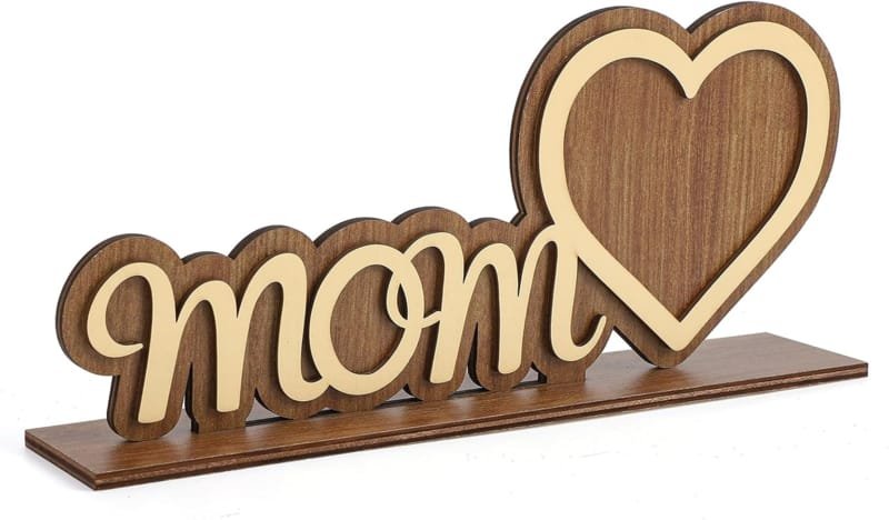 Laser Cut Mothers Day Picture Frame Wooden – Gifts For Mom