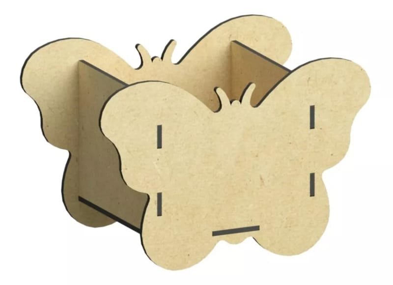 Laser Cut Butterfly Box Butterfly Shaped Candy Holder MDF Butterfly Centerpiece Cachepot
