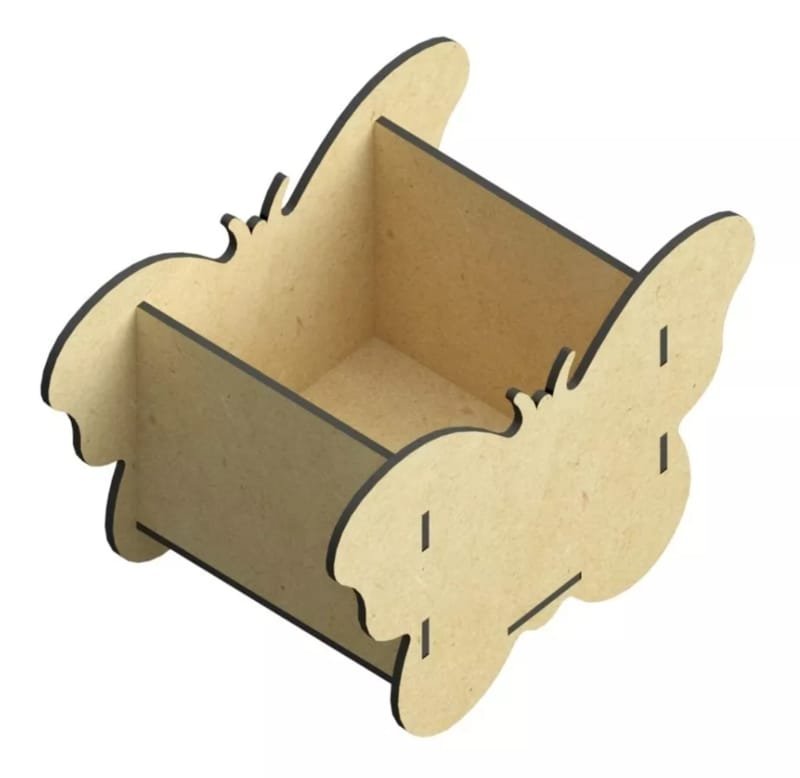 Laser Cut Butterfly Box Butterfly Shaped Candy Holder MDF Butterfly Centerpiece Cachepot