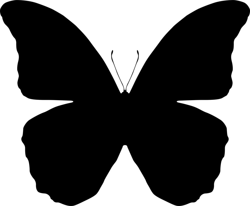 Arte vetorial de silhueta de borboleta