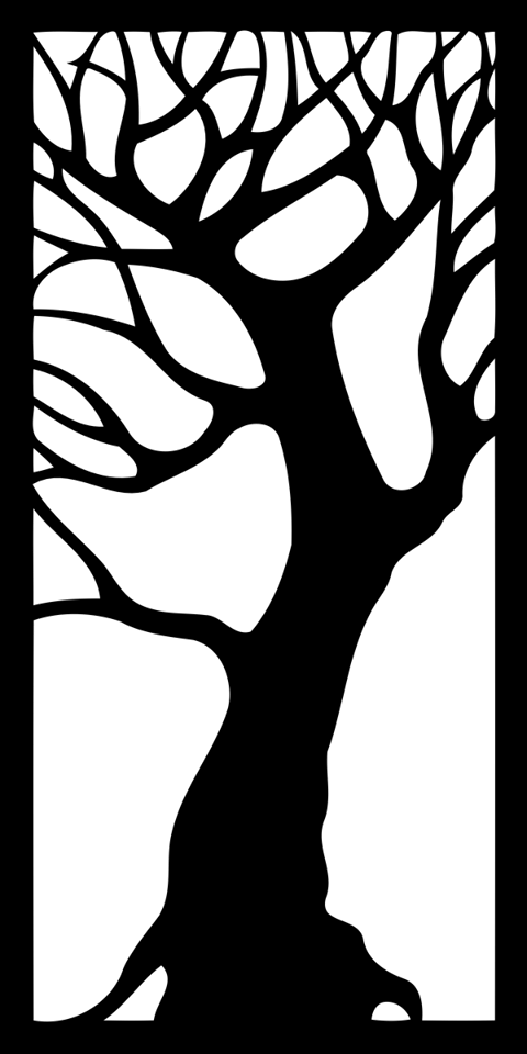 Файл dxf декоративной панели дерева