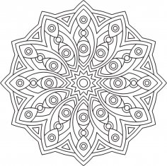 Mandala des geometrico