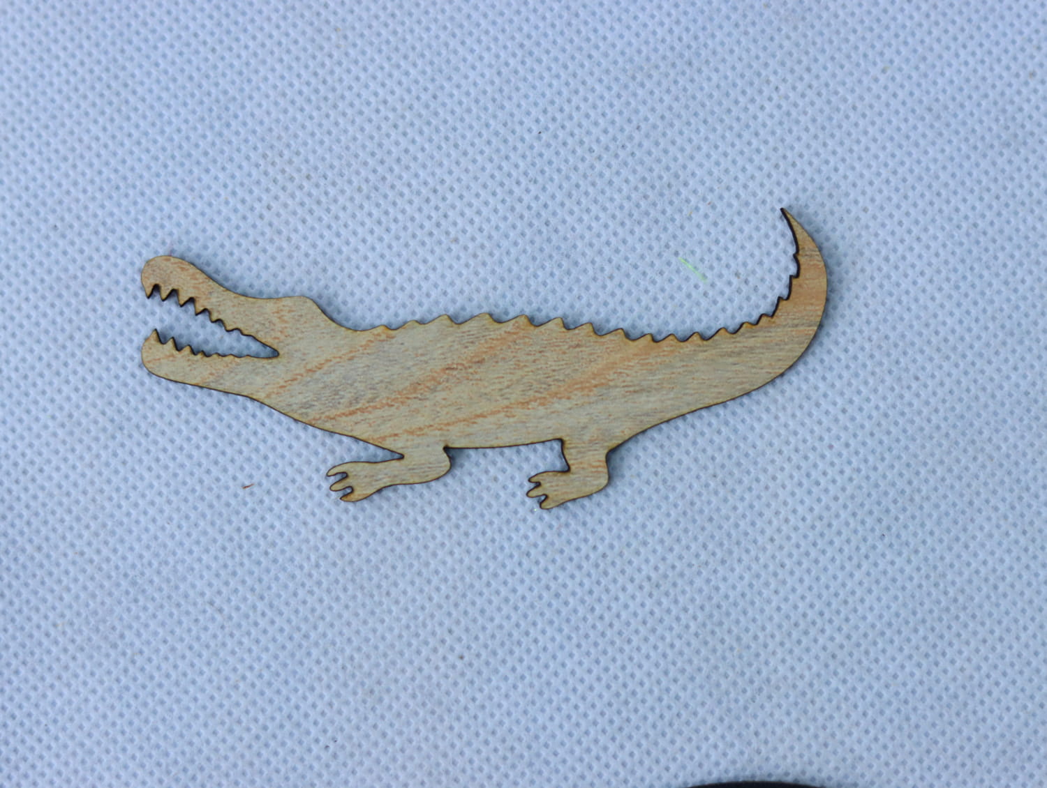 Laser Cut Alligator Wood Cutout Unfinished Wood Craft Blank Free Vector
