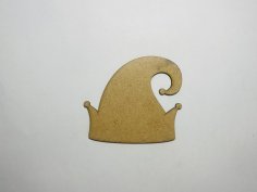 Laser Cut Wood Elf Hat Cutout For Crafts Free Vector