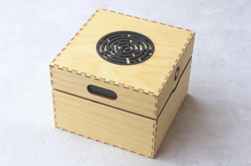 Laser Cut Apprentice Maze Puzzle Box DXF File