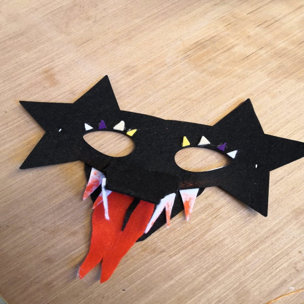 Laser Cut Felt Masks DXF File