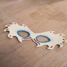 Laser Cut Felt Masks DXF File