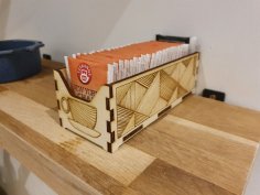 Laser Cut Wooden Tea Box SVG File