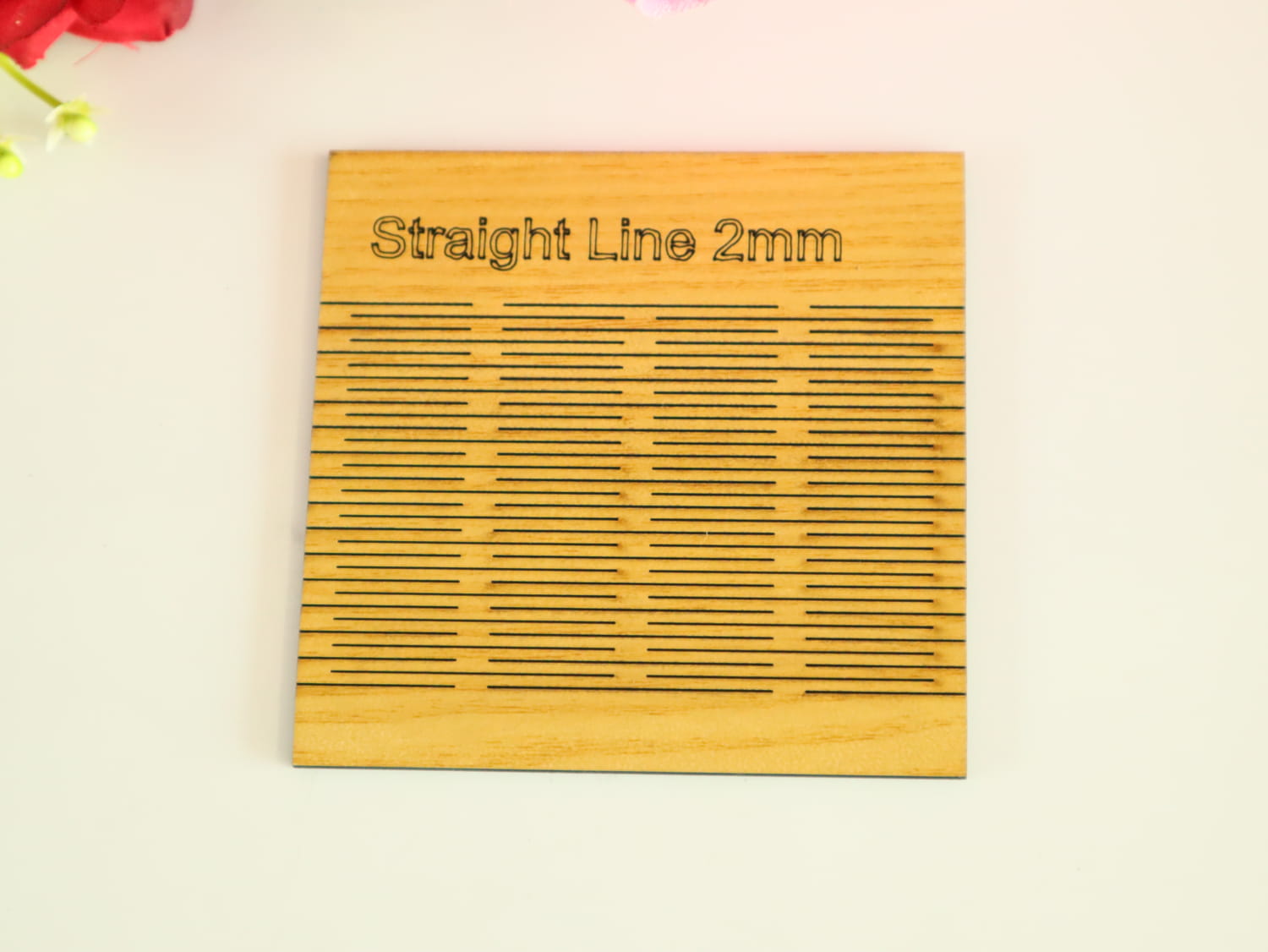 Laser Cut Living Hinge Pattern Straight Line 2mm Free Vector