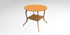 Laser Cutting Simple Stool Free Vector