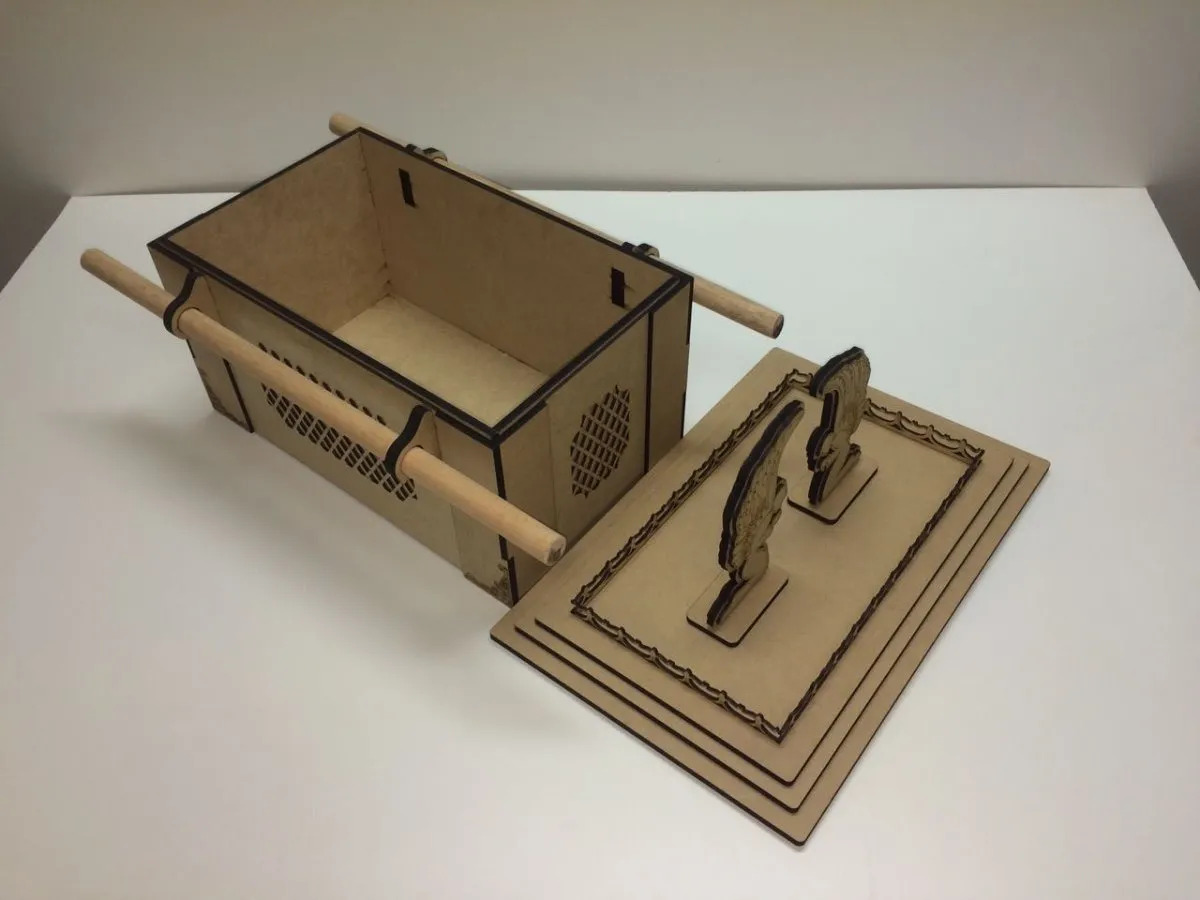 Laser Cut Ark Of The Covenant 3mm Free Vector