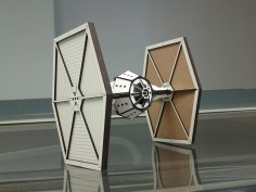 Laser Cut Star Wars TIE Fighter SVG File