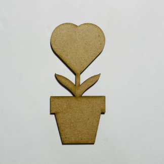 Laser Cut Heart Flower Wood Shape Heart Flower Wood Cutout Free Vector