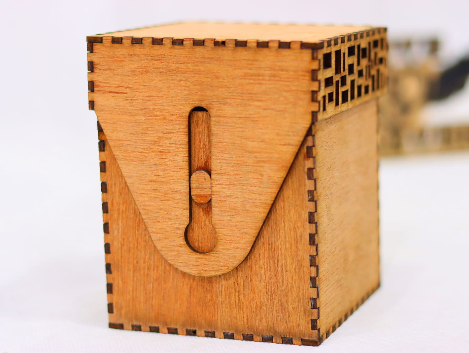 Laser Cut Wood Gift Box 3mm Free Vector