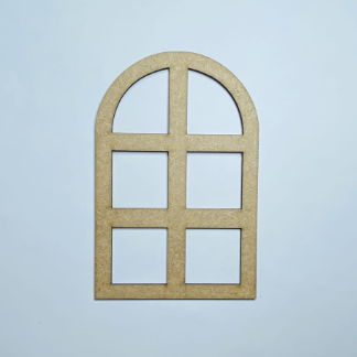 Laser Cut Wood Window Cutout For Crafts Free Vector