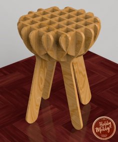 Laser Cut Stool DXF File