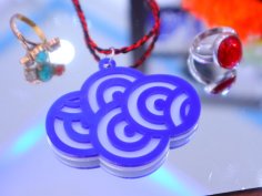 Laser Cut Double Layer Necklace DXF File