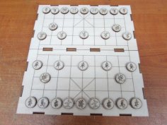 Laser Cut Travel Size Chinese Chess DXF File