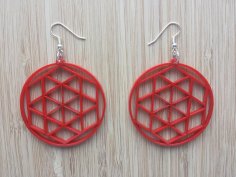 Laser Cut Earring Templates DXF File