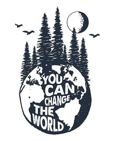 Laser Cut You Can Change The World Quote DXF File