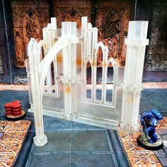 Laser Cut  Basilica Ruin