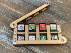 Laser Cut  Nintendo Switch 16x Game Card Holder With Magnetic Latches