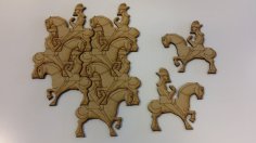 Laser Cut Tessellating Horse And Rider Based On M C Escher’s Work