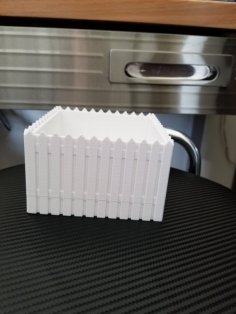 Picket Fence Planter 3D Printer Model