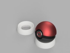 Pokéball Base 3D Printer Model