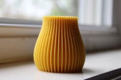 Linear Abstract Vase 3D Printer Model