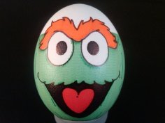 Laser Cut Eggbot – Oscar The Grouch