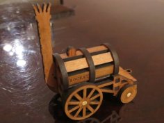 Laser Cut Stephenson’s Rocket