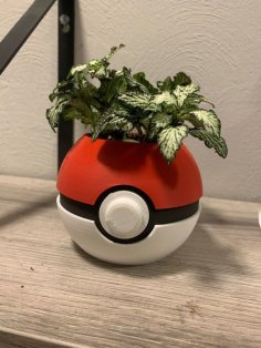 Pokeball Planter 3D Printer Model