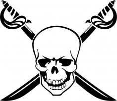 Pirate Skull Free Vector