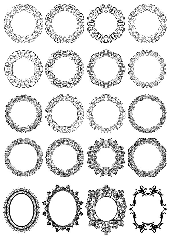 Free Free 339 Circle Flower Border Svg SVG PNG EPS DXF File