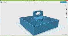 Eight-Bin Plant Tote 3D Printer Model